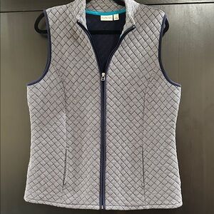 Kim Rogers Gray Quilted Vest